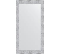 Зеркало EVOFORM в багетной раме - чеканка белая 70 мм (56x106 см) BY 3652