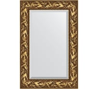 Зеркало EVOFORM с фацетом в багетной раме - византия золото 99 мм (59x89 см) BY 3415