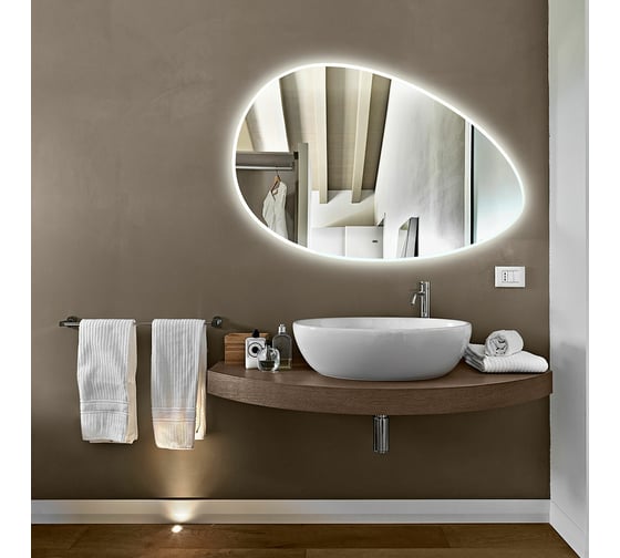 Зеркало Azario OMEGA 1200x800 мм, бесконтактный сенсор LED-00002557 00077206