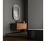 Зеркало-шкаф Azario Soho Black 500x1000 - 3.1 ЖК-часы, подогрев, сенсорный выключатель LED-00002612 00079415 6