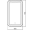Зеркало Silver-Mirrors Турин 400x700 сенсорный выключатель LED-00002501 4