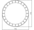 Зеркало Azario Пандора диаметр 770 мм, сенсорный выключатель LED-00002504 00077083 3