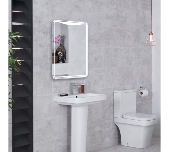 Зеркало Azario Мали 550x800 мм, сенсорный выключатель LED-00002534 00077081