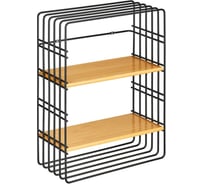 Прямоугольная полка ЧМЗ Меконг 30.1x15.4x40 см, черный 510-002-01