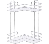 Угловая полка ЧМЗ 24.9x24.9x40.4 см, хром 501-005-04