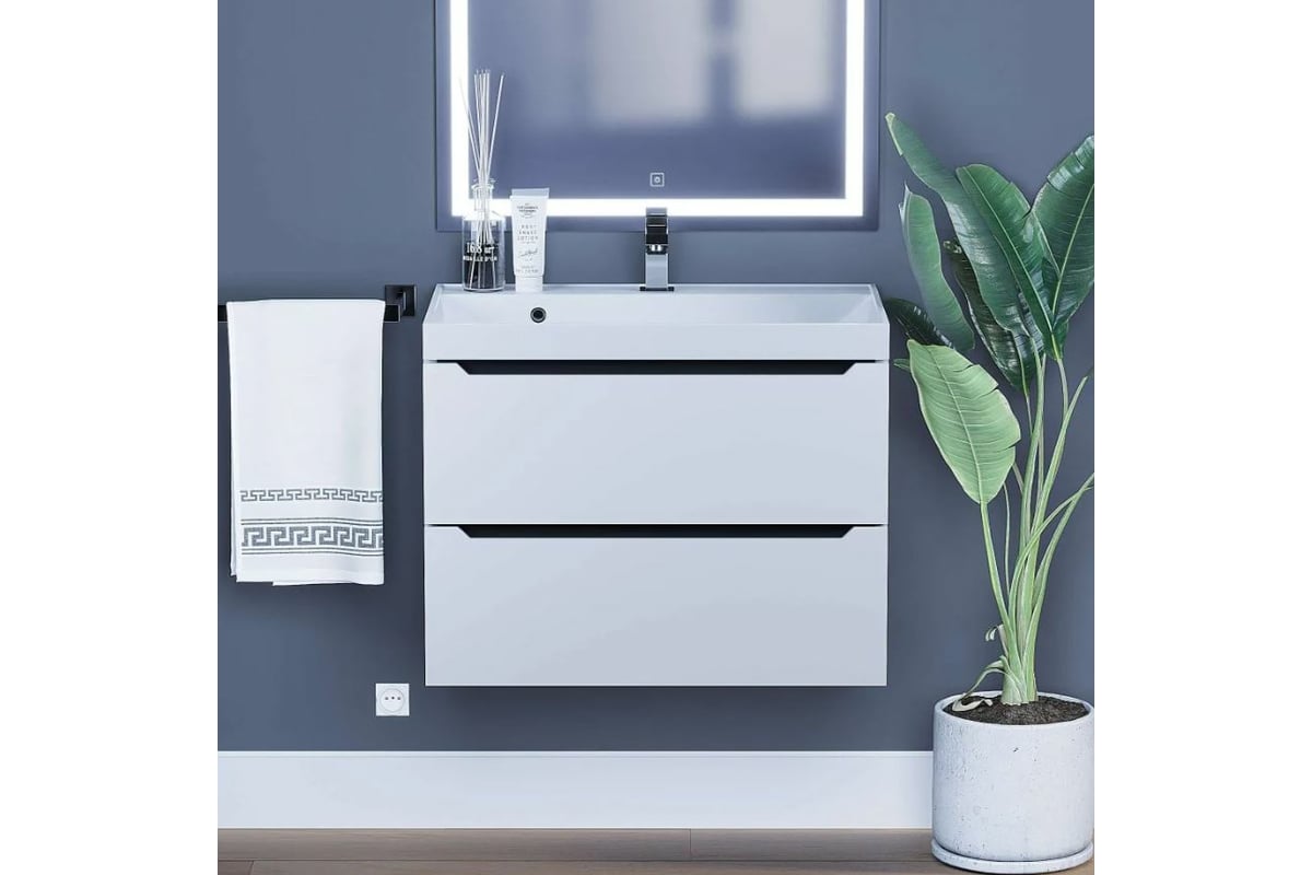 Тумба под раковину для ванной комнаты uperwood Tanos подвесная_60 см ...