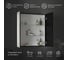 Зеркало-шкаф Reflection Black led 760x850 RF2002BL 9