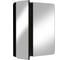 Зеркало-шкаф Reflection Black led 760x850 RF2002BL 3