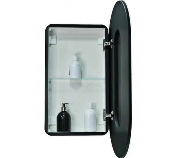 Зеркало-шкаф Reflection Black led 450x800 RF2003BL