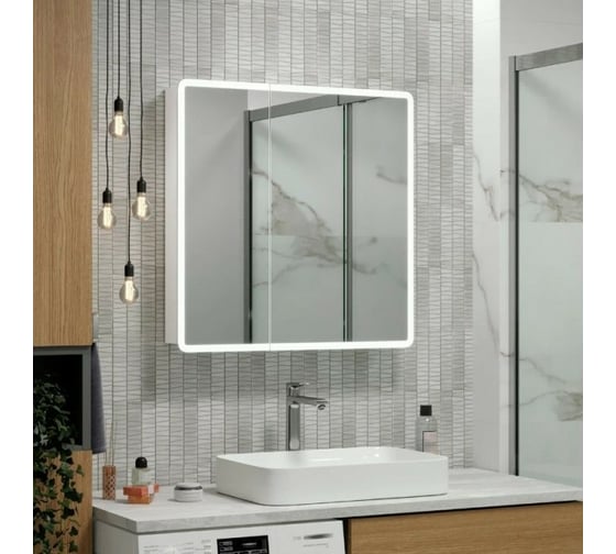 Зеркало-шкаф Reflection Chill led 800x800 RF2315CH