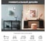 Зеркало Reflection Black view с фоновой подсветкой, бесконтактным сенсором, диммером, часами, черной окантовкой, 600x700 RF4002BV 3