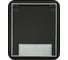 Зеркало Reflection Black view с фоновой подсветкой, бесконтактным сенсором, диммером, часами, черной окантовкой, 600x700 RF4002BV 11