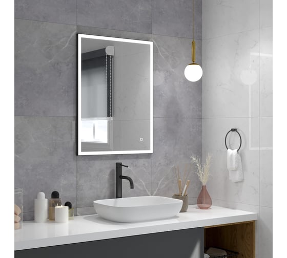 Зеркало Reflection Twist с led подсветкой, сенсором, реверсивное крепление, 600x800 RF4105TW
