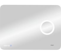 Зеркало Reflection Point с led подсветкой, сернсором, увеличительным зеркалом и часами, 800x700 RF4513PT