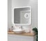Зеркало Reflection Point с led подсветкой, сернсором, увеличительным зеркалом и часами, 800x700 RF4513PT 5