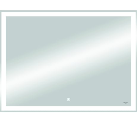 Зеркало Reflection Double с led подсветкой, сенсором, часами, акриловый короб, 800x600 RF4614DB