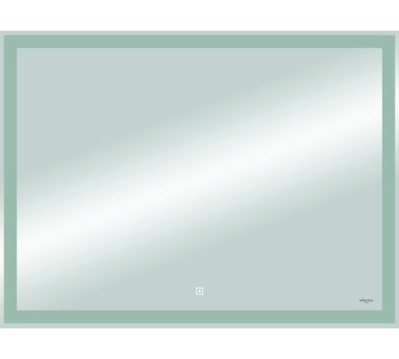 Зеркало Reflection Double с led подсветкой, сенсором, часами, акриловый короб, 800x600 RF4614DB