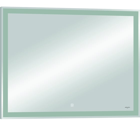 Зеркало Reflection Double с led подсветкой, сенсором, часами, акриловый короб, 900x700 RF4615DB