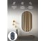 Зеркало arabica с led подсветкой, сенсором в мдф раме 450x900 Reflection RF5020AR 5