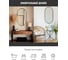 Зеркало arabica с led подсветкой, сенсором в мдф раме 450x900 Reflection RF5020AR 9