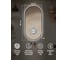 Зеркало arabica с led подсветкой, сенсором в мдф раме 450x900 Reflection RF5020AR 12