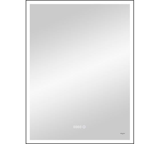Зеркало Reflection Ghost с led подсветкой, сенсором и часами, 600x800 RF5223GH
