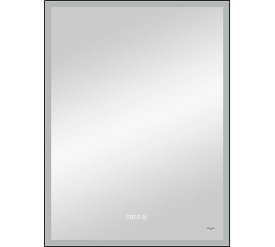 Зеркало Reflection Ghost с led подсветкой, сенсором и часами, 600x800 RF5223GH