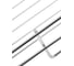 Угловая полка ЧМЗ Нюанс 25x25x9.5 см, хром 512-004-01 4