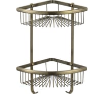 Полка решетка Savol угловая, двойная S-C5854-2