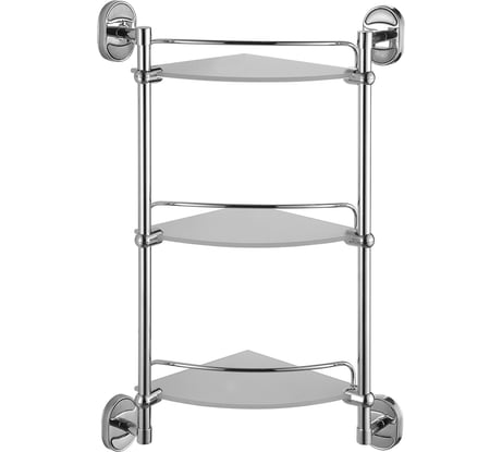 Полка угловая стекл 3-ярусная 250/250 мм A1907-3 FASHUN