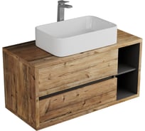 Подвесная тумба Veneciana olona 100 под наклад. ум-к, с 2-мя ящиками, пихта 510024