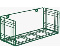 Прямоугольная полка Moroshka Тartan 1 ярус, 30x12x12.5 см, зеленая 920-001-02