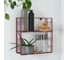 Прямоугольная полка Moroshka Tartan 2 яруса, 30x11x30.5 см, красная 920-002-01 2
