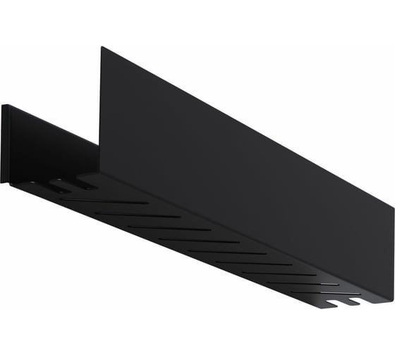 Полка Aquanet Магнум 600x120x100, черный матовый (274182) 00274182