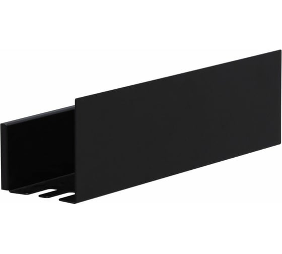 Полка Aquanet Магнум 400x120x100, черный матовый (274188) 00274188