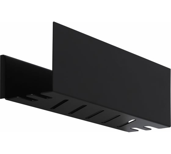 Полка Aquanet Магнум 400x120x100, черный матовый (274188) 00274188