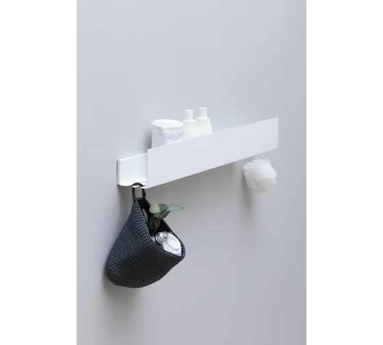 Полка Aquanet Магнум 900x120 с крючками 00302234