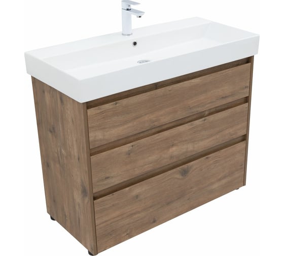 Тумба Aquanet Nova Lite 100 SLIM SYNERGY 00302480