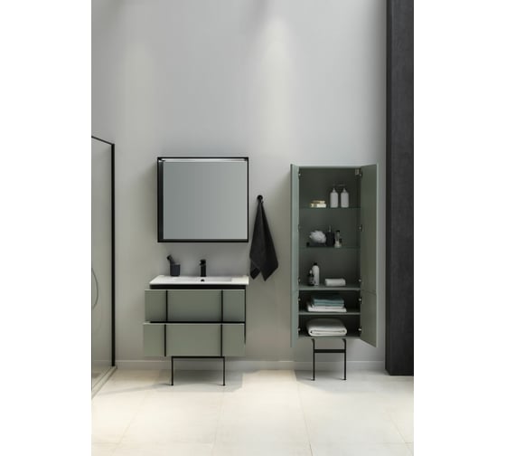 Шкаф-пенал ALLEN BRAU Reality 60 cement grey matt 1.32003.CGM 00274374