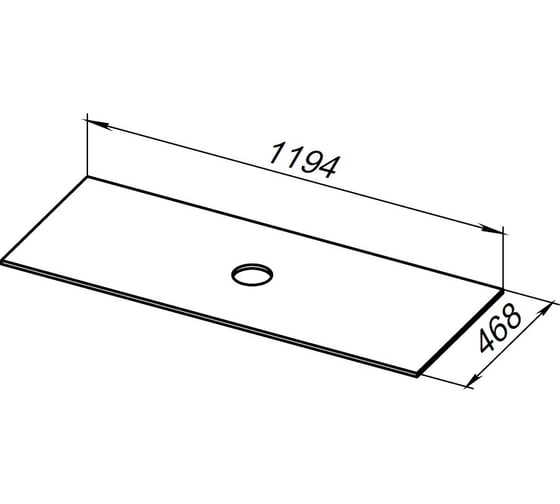 Столешница ALLEN BRAU FANTASY 120 marble 1.11011.M 00274512