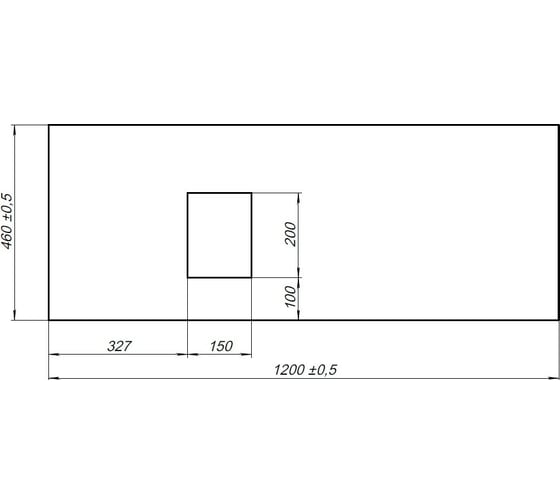 Столешница ALLEN BRAU INFINITY 120 L graphite 1.21015.G 00274546