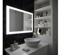 Зеркало для ванной с подсветкой uperwood Barsa_100х80 см, LED подсветка, сенсорный выключатель, антизапотевание 2930205444