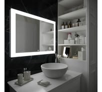 Зеркало для ванной с подсветкой uperwood Barsa_80х70 см, LED подсветка, сенсорный выключатель, антизапотевание 2930205443