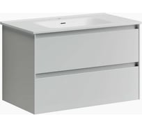 Подвесная тумба Sancos Cento 890x450x500, c двумя ящиками оснащенными доводчиками, белый глянец, арт. CN90W