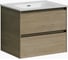 Подвесная тумба Sancos Cento 590x450x500, c двумя ящиками оснащенными доводчиками, карпатская ель, арт. CN60KE 1