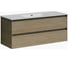 Подвесная тумба Sancos Cento 1190x450x500, c двумя ящиками оснащенными доводчиками, карпатская ель, арт. CN120-2KE 1