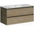 Подвесная тумба Sancos Cento 990x450x500, c двумя ящиками оснащенными доводчиками, карпатская ель, арт. CN100KE 1
