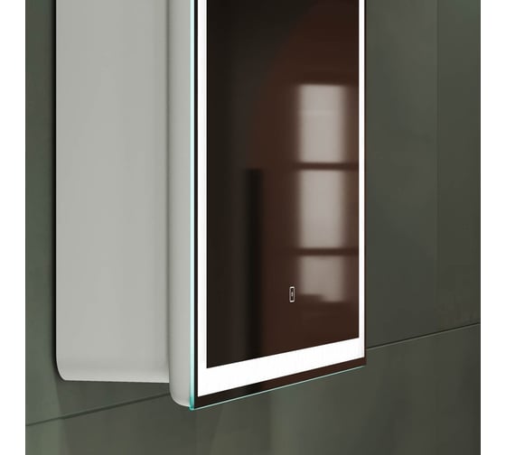 Зеркальный шкаф для ванной комнаты Sancos Diva 600x150x800, с подсветкой, арт. DI600