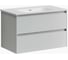 Подвесная тумба Sancos Cento 790x450x500, c двумя ящиками оснащенными доводчиками, белый глянец, арт. CN80W 1
