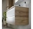 Подвесная тумба Sancos Libra 590x450x500, c двумя ящиками оснащенными доводчиками, дуб чарльстон, арт. LB60ECH 2